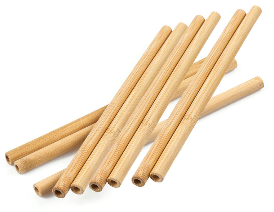 Bambusstrohhalme