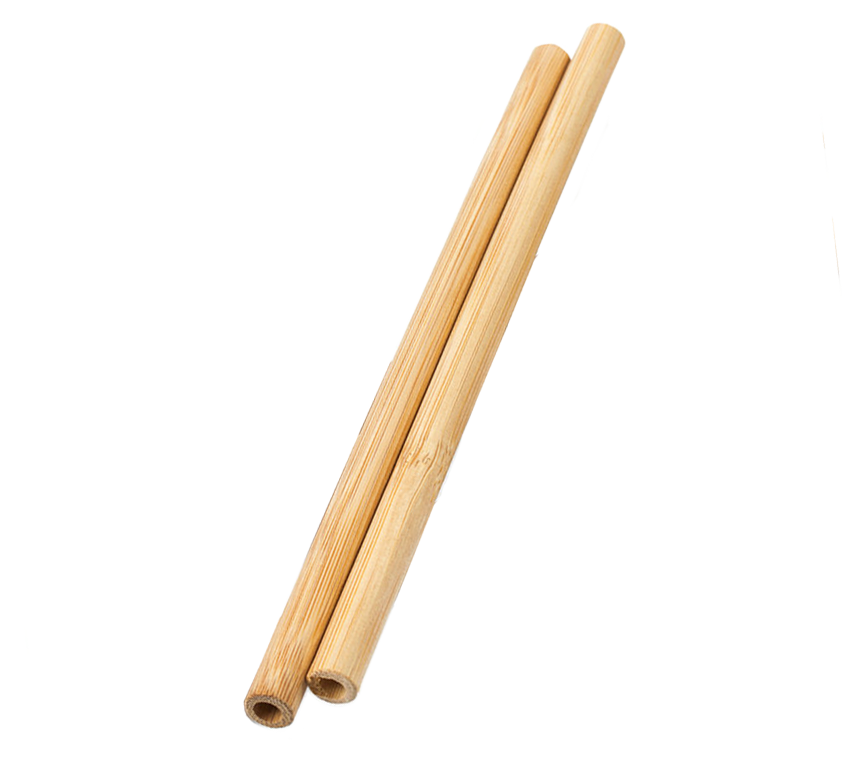Bambusstrohhalme